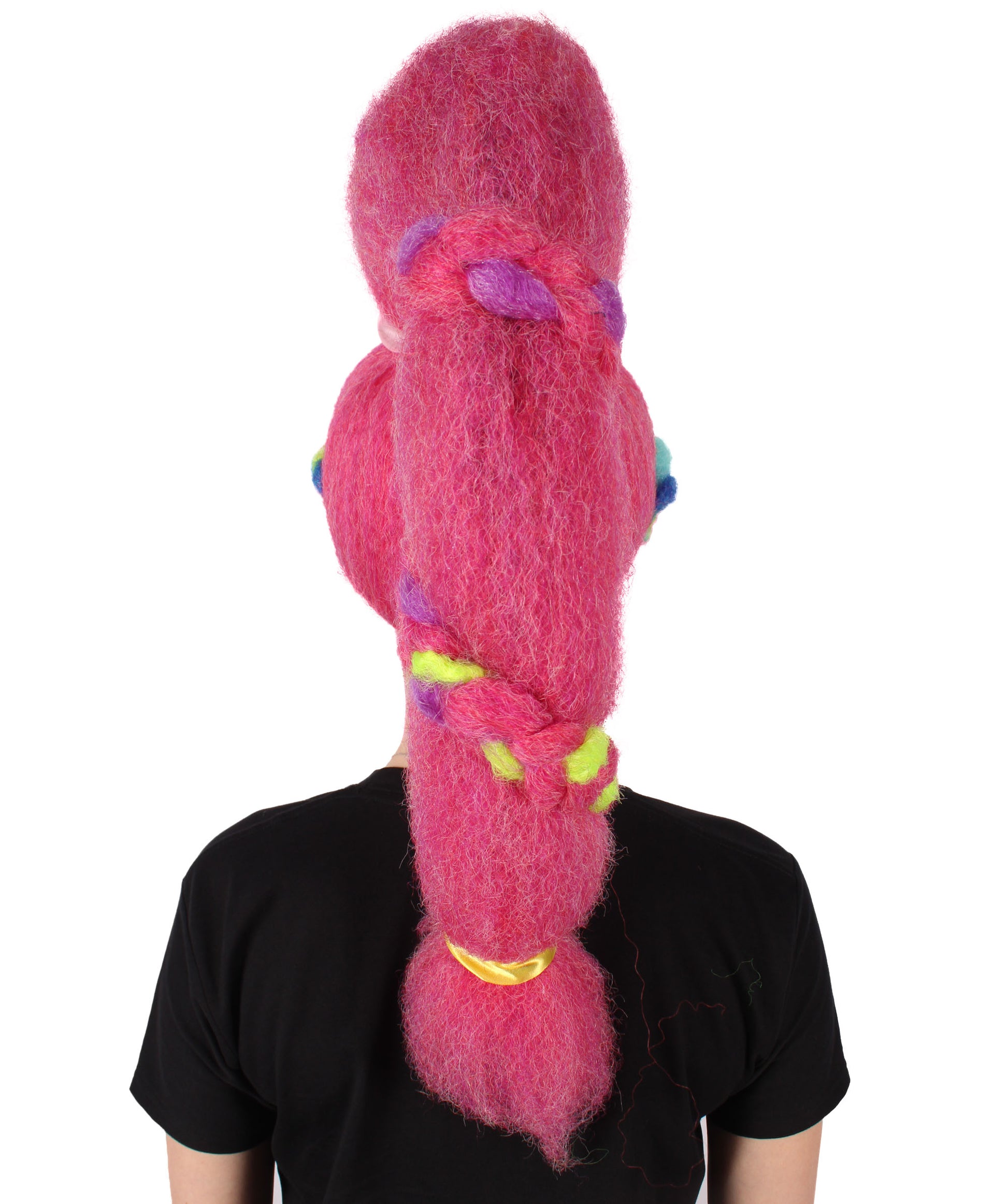 Movie Pink Troll Twisted Wig