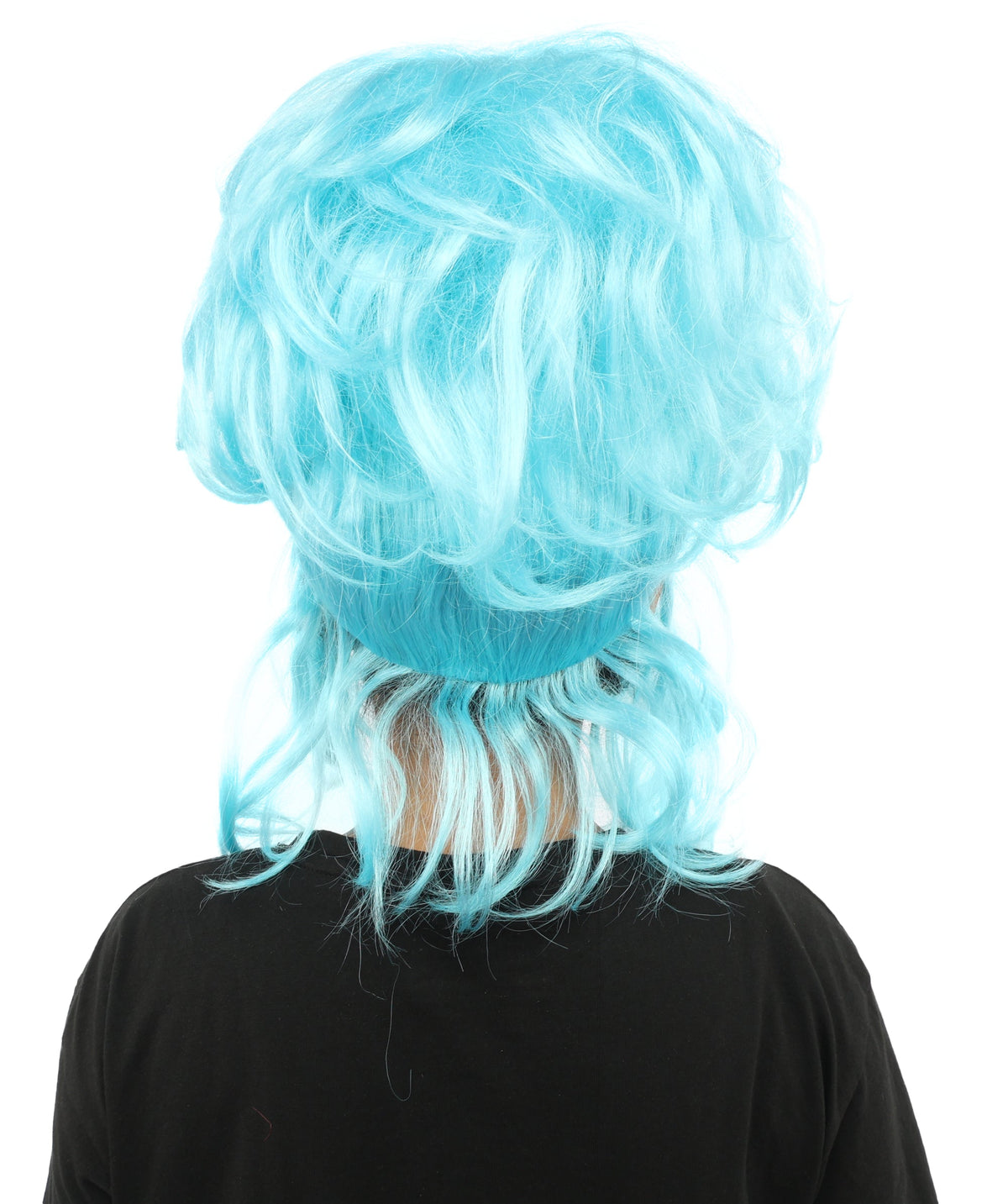 HPO Adult Women's Elegant Updo Tendril Wig | Multiple Color Options | Pastel peach hue, create of synthetic fiber, high teased volume with face-framing strands, breathable capless cap | Party, Halloween, theater, drag, performance, costume events