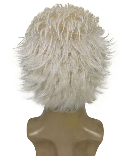 HPO Adult  Men’s Blonde Pointed Goatee-Style Mustache | Self-Adhesive Costume Facial Hair | Flame-retardant Synthetic Fiber