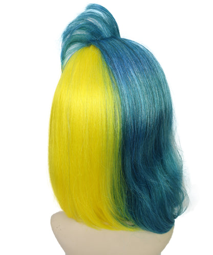 HPO Women's Random Costume Wig – Synthetic Hairpiece for Parties, Festivals, and Themed Events, Breathable Capless Cap