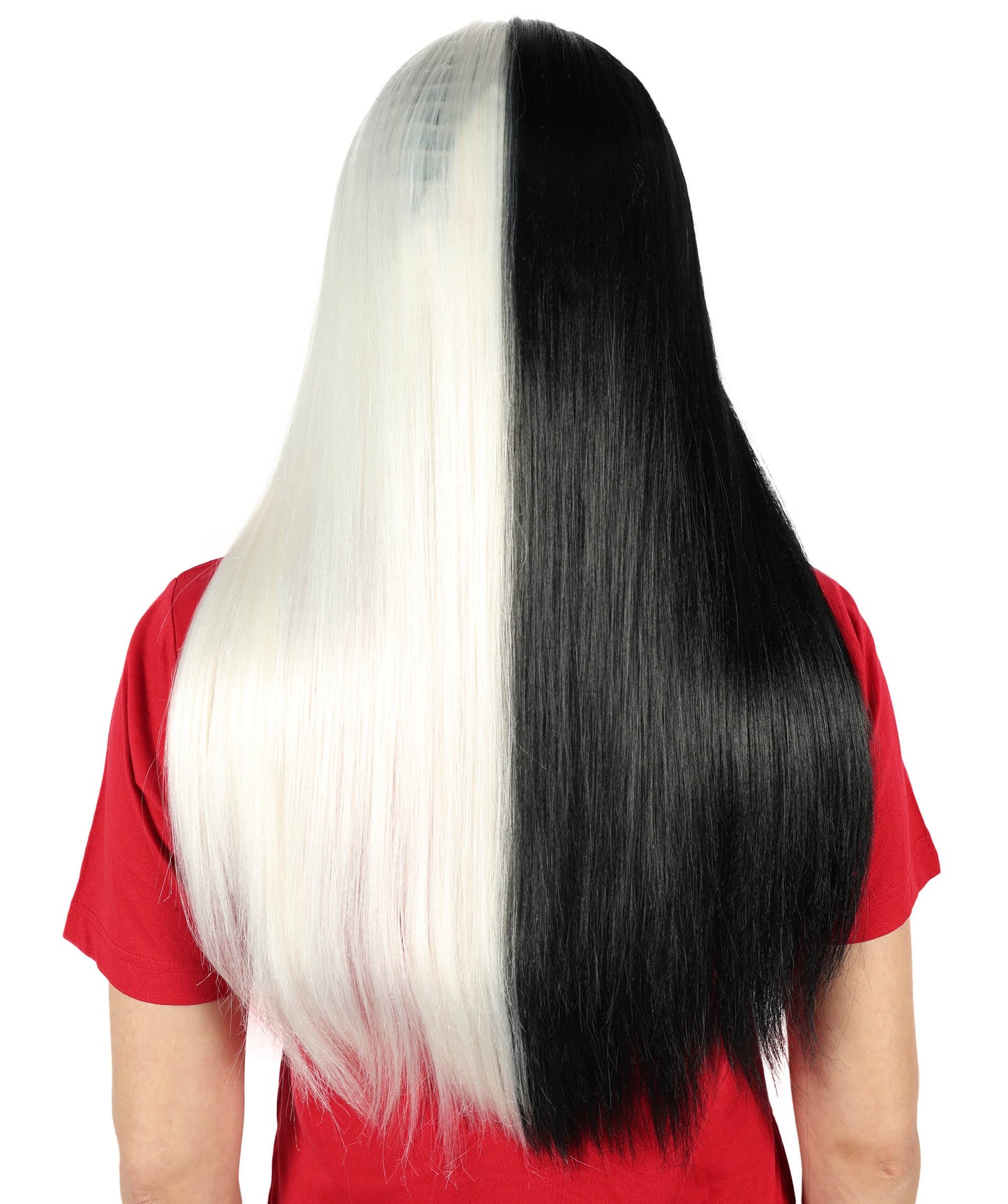 HPO Women's Evil Bride ,Adult Women's Wig Collections, Horror Ghostly Halloween Wig, Premium Breathable Capless Cap