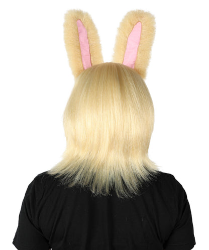 Women Petite Pippa Wavy Blonde Wig with the attachement| Best For  Halloween Wig | Breathable Capless Cap | Flame-retardant Synthetic Fiber