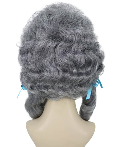 HPO Women’s Classic Elly May Clamped Multiple Wig With Two Blue Hair Ribbons