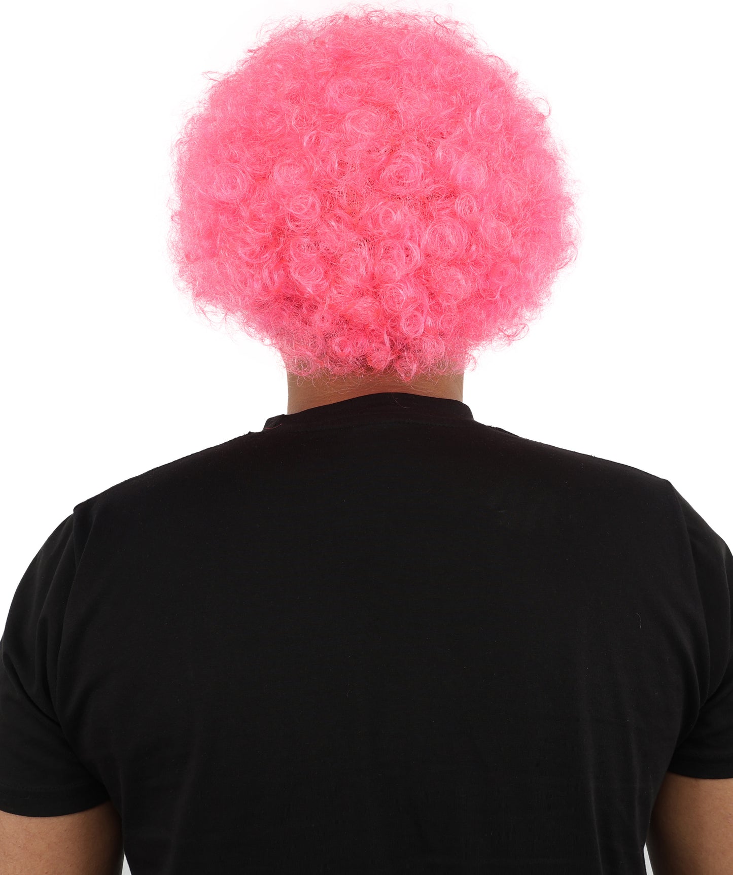 HPO Men's Afro Style Clown Wig with Standard Cap  | Flame-Retardant Synthetic Fiber | Ideal for Parties, Cosplay, and Themed Events