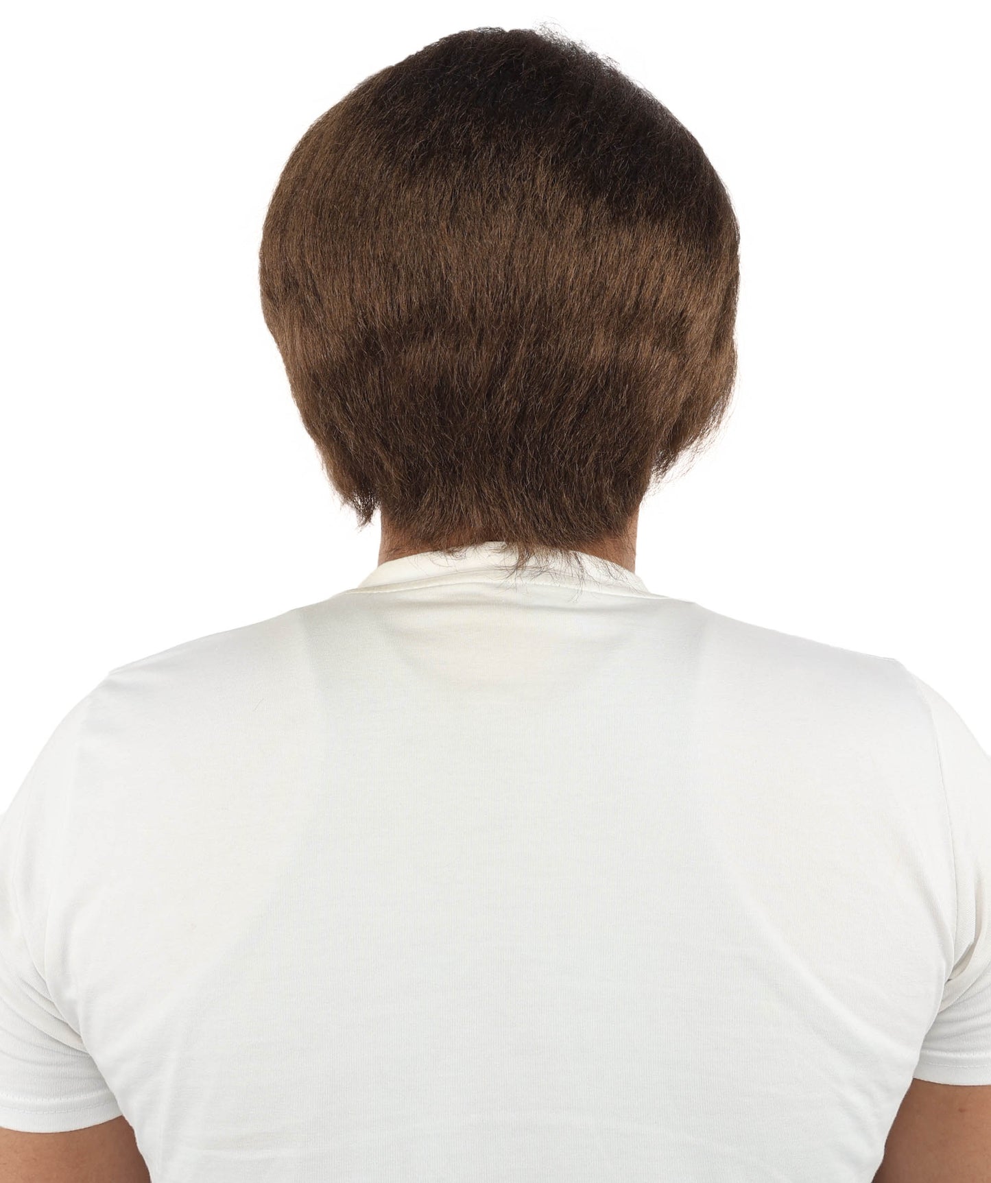 HPO Men’s Blonde Wig with Long Side Bangs  | Flame-retardant Synthetic | Ideal for Cosplay, Halloween & Party Looks