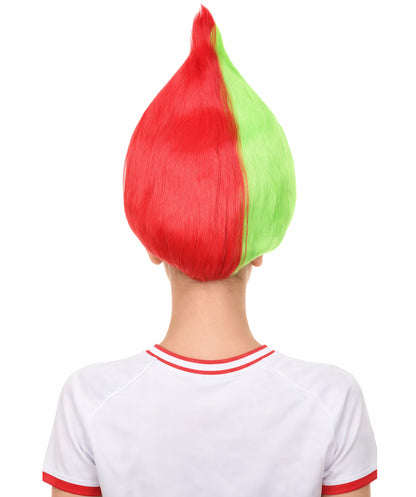 Portugal Flag Sports Troll Wig | Premium Breathable Capless Cap