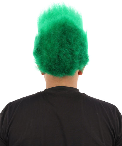 Hades God of Death |Multiple Color Fake Flame Spikes | Premium Halloween Wig