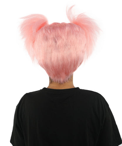 HPO Women’s 15-Inch Orange Spiky Troll Wig | Fun Animated Character | Bright and Bold Look for Halloween, Cosplay, and Themed Party