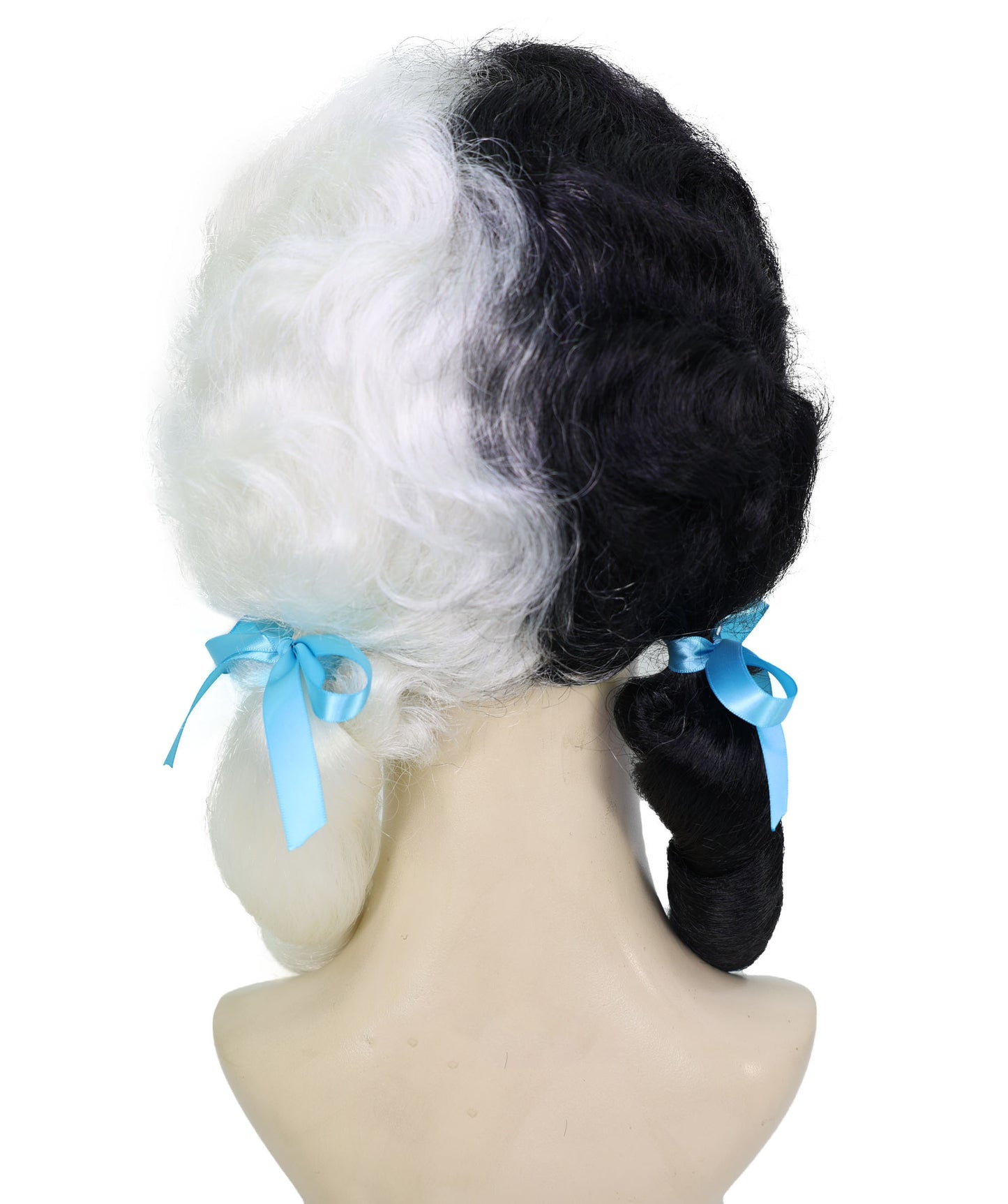 HPO Women’s Classic Elly May Clamped Multiple Wig With Two Blue Hair Ribbons