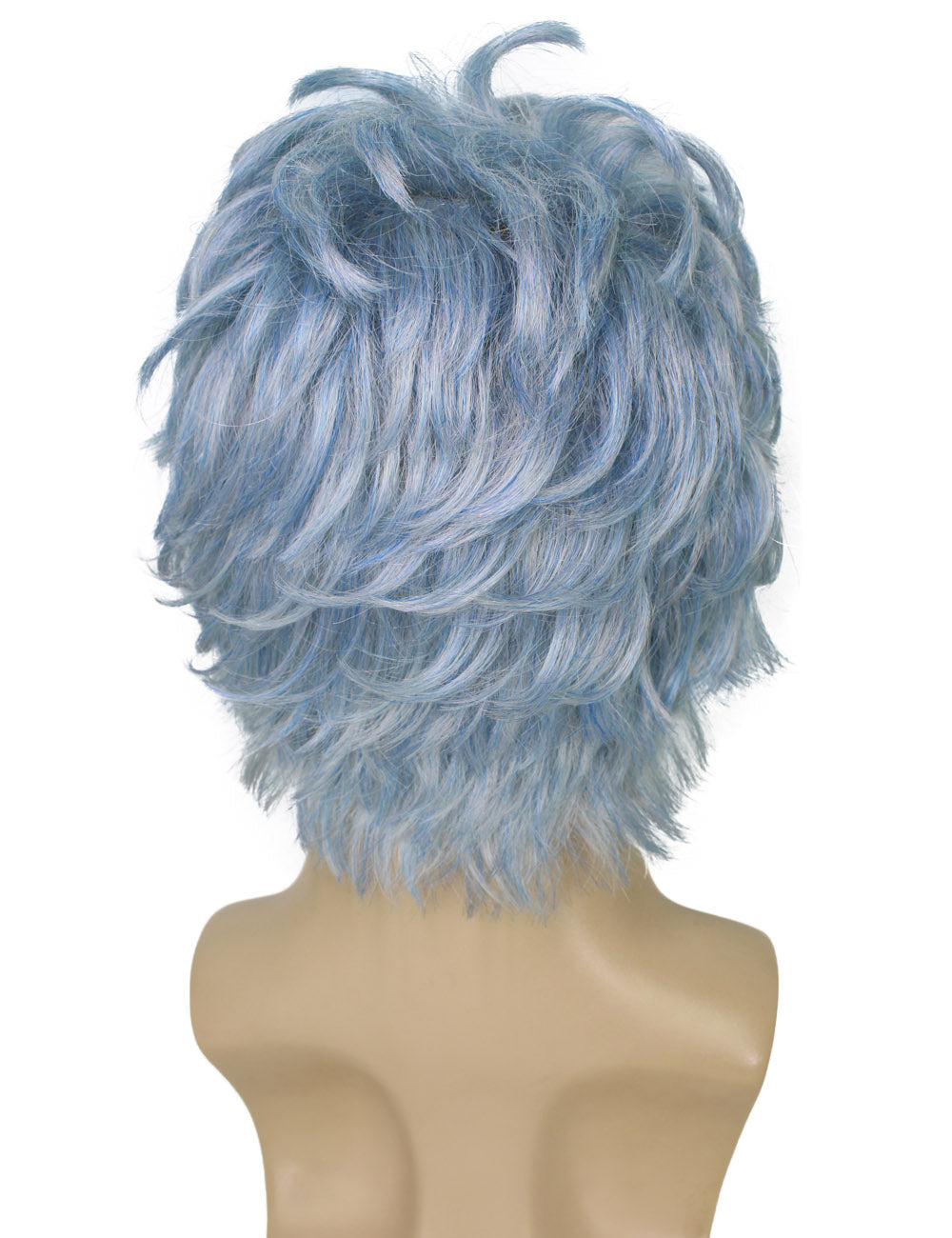 Men's 11" Inch Medium Length Straight Halloween Hero Villain Wig, Synthetic Soft Fiber Hair, Perfect for your next Conventiton and Group Anime Party! | HPO