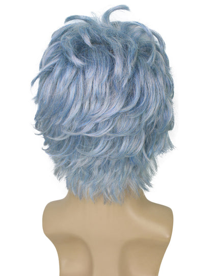 Men's 11" Inch Medium Length Straight Halloween Hero Villain Wig, Synthetic Soft Fiber Hair, Perfect for your next Conventiton and Group Anime Party! | HPO