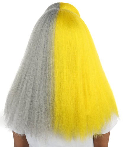 HPO Teen Extreme Hairy Person Two Part Costume, Mask and Bundle Set - Full-Body Hair Suit Extra-Long Costume Wig for Halloween, Cosplay & Parties - Multiple Color Options