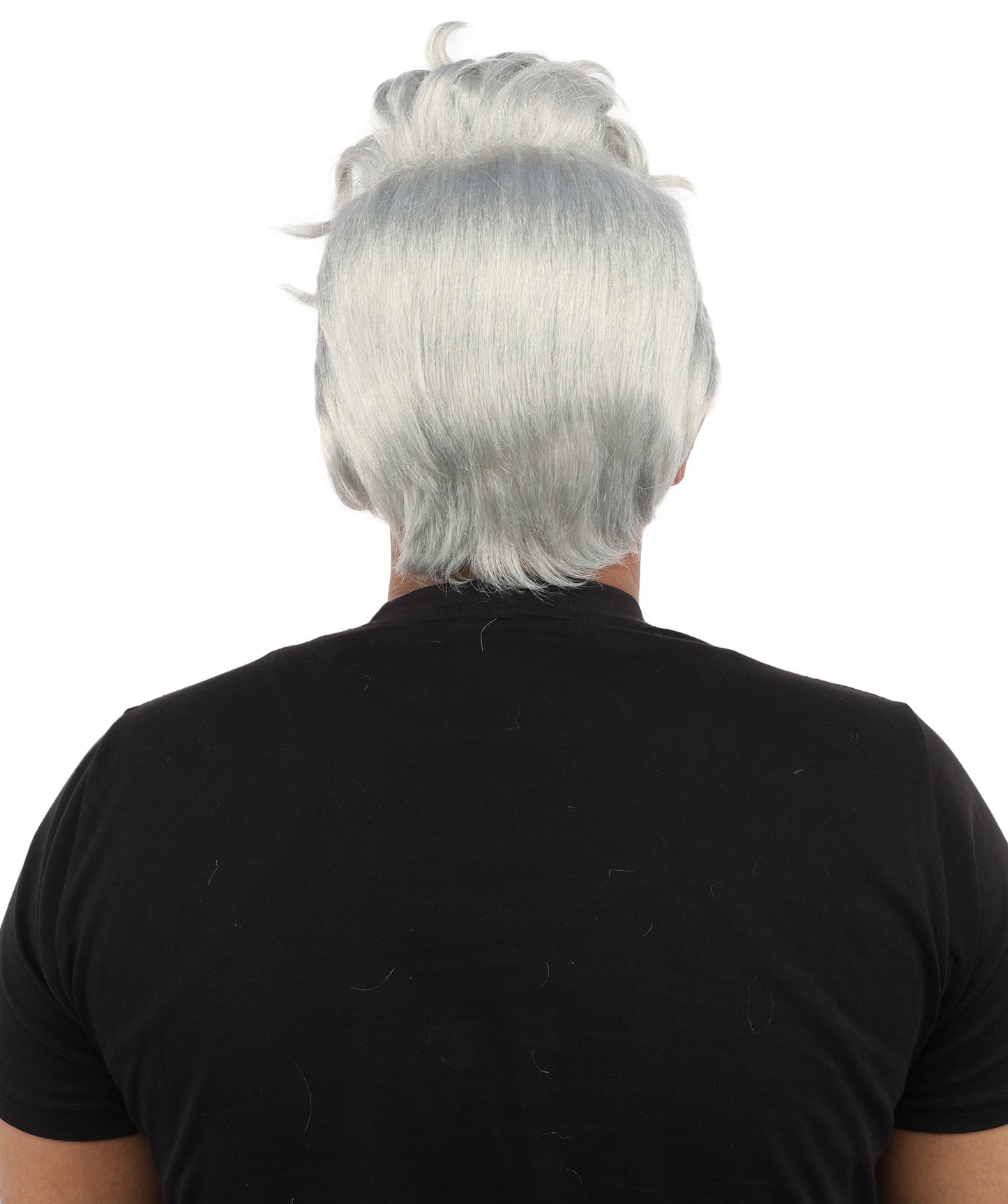 HPO Men’s Dark Brown Wig | Messy, Textured Look for Casual, Fun Styles | Ideal for Halloween, Cosplay and Themed Parties