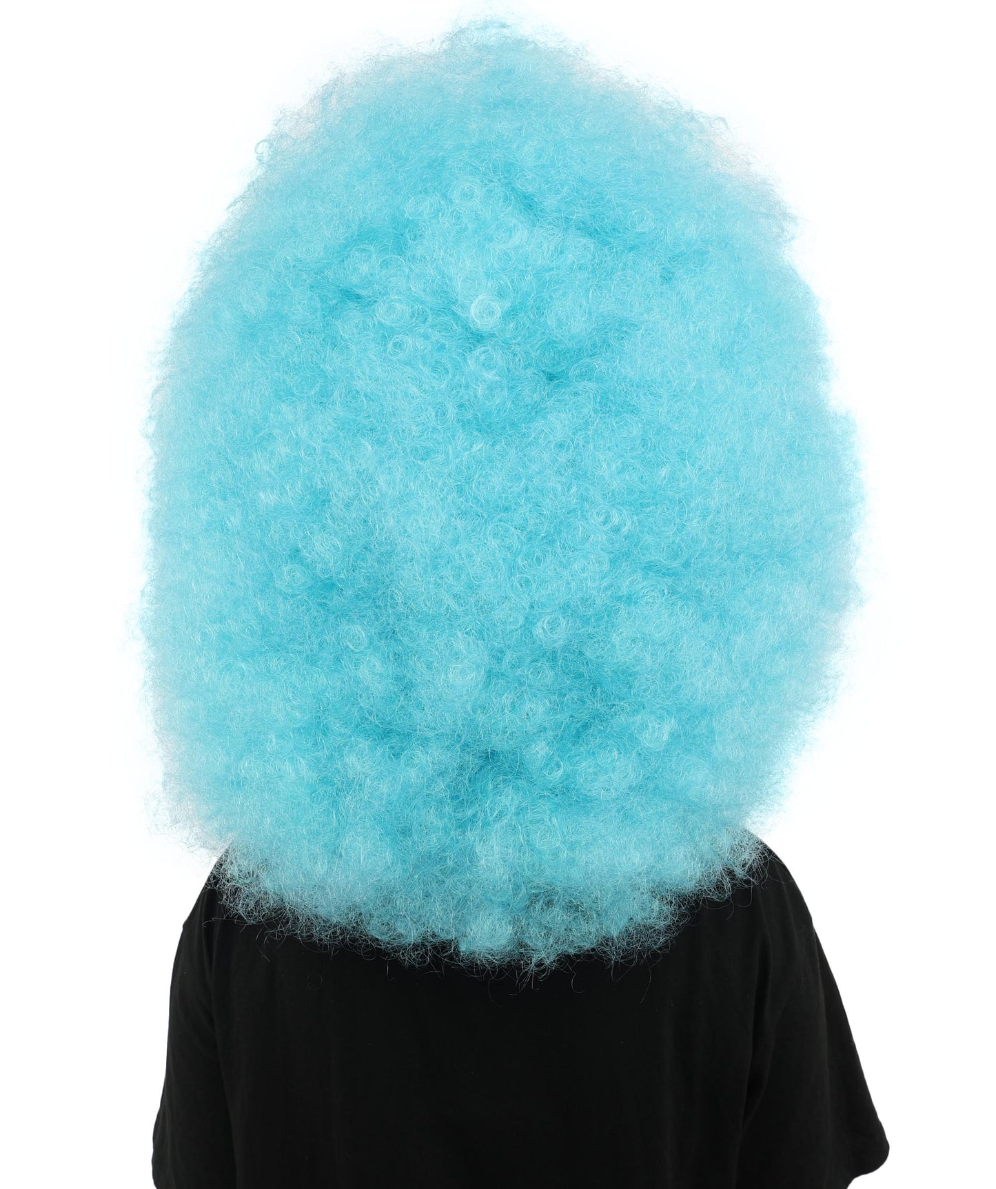 HPO Women's Giant White Glitter Afro Wig | Massive Puffy Sparkle Hair with Silver Sheen, Synthetic Fiber & Breathable Cap | Halloween, Troll Roleplay, 70s Disco Party, Theater & Funny Costume