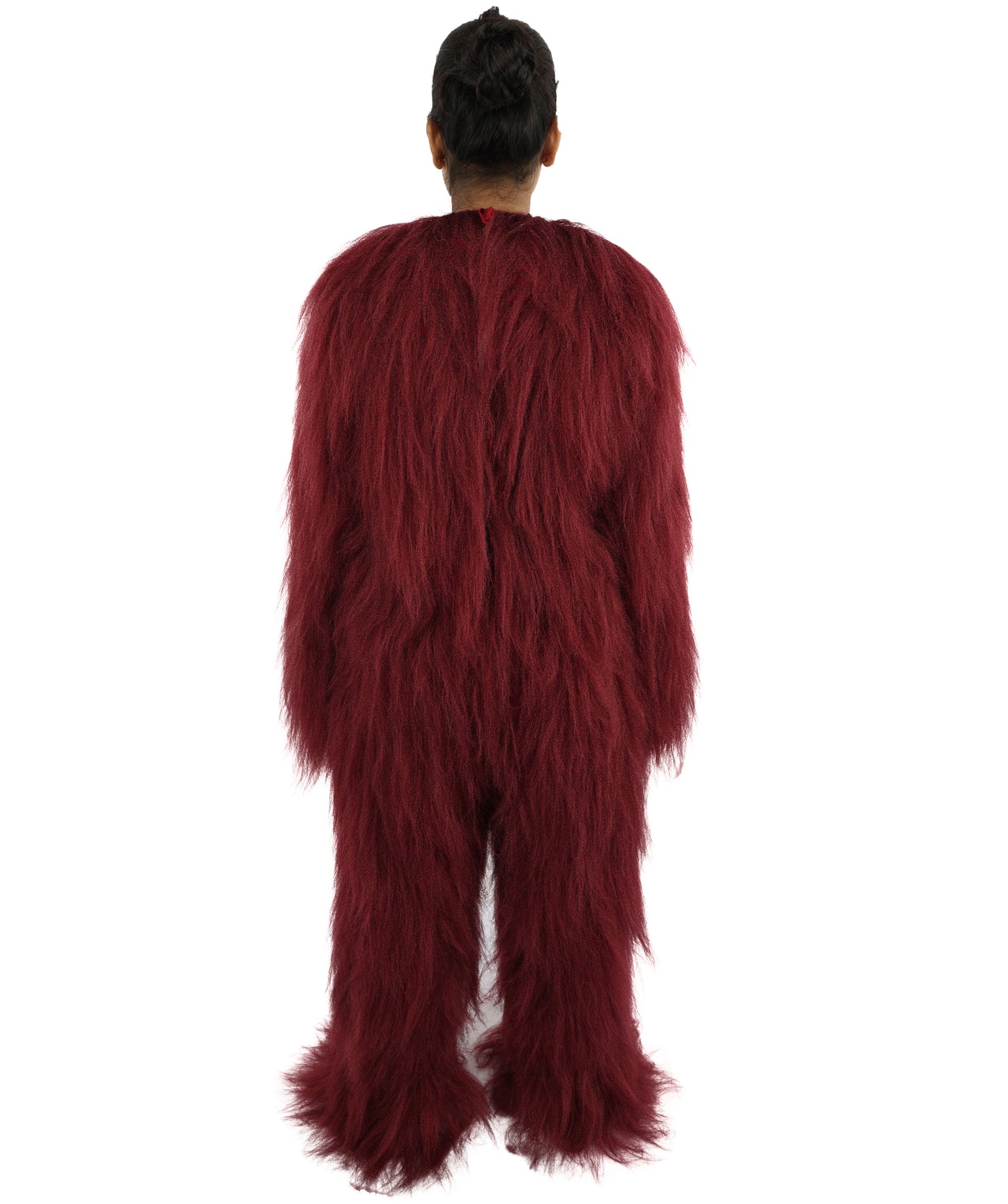 HPO Teen Extreme Hairy Person Costume Bundle & Mask Set - Full-Body Hair Suit Extra-Long Costume Wig for Halloween, Cosplay & Parties - Multiple Color Options