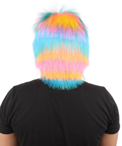 Spiky Punk Rock Wig | Multi layered straight synthetic fibers with extensive vertical volume and capless construction | Essential for theatrical stage drag performance costume events and party