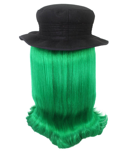 Green Straight Creature Wig