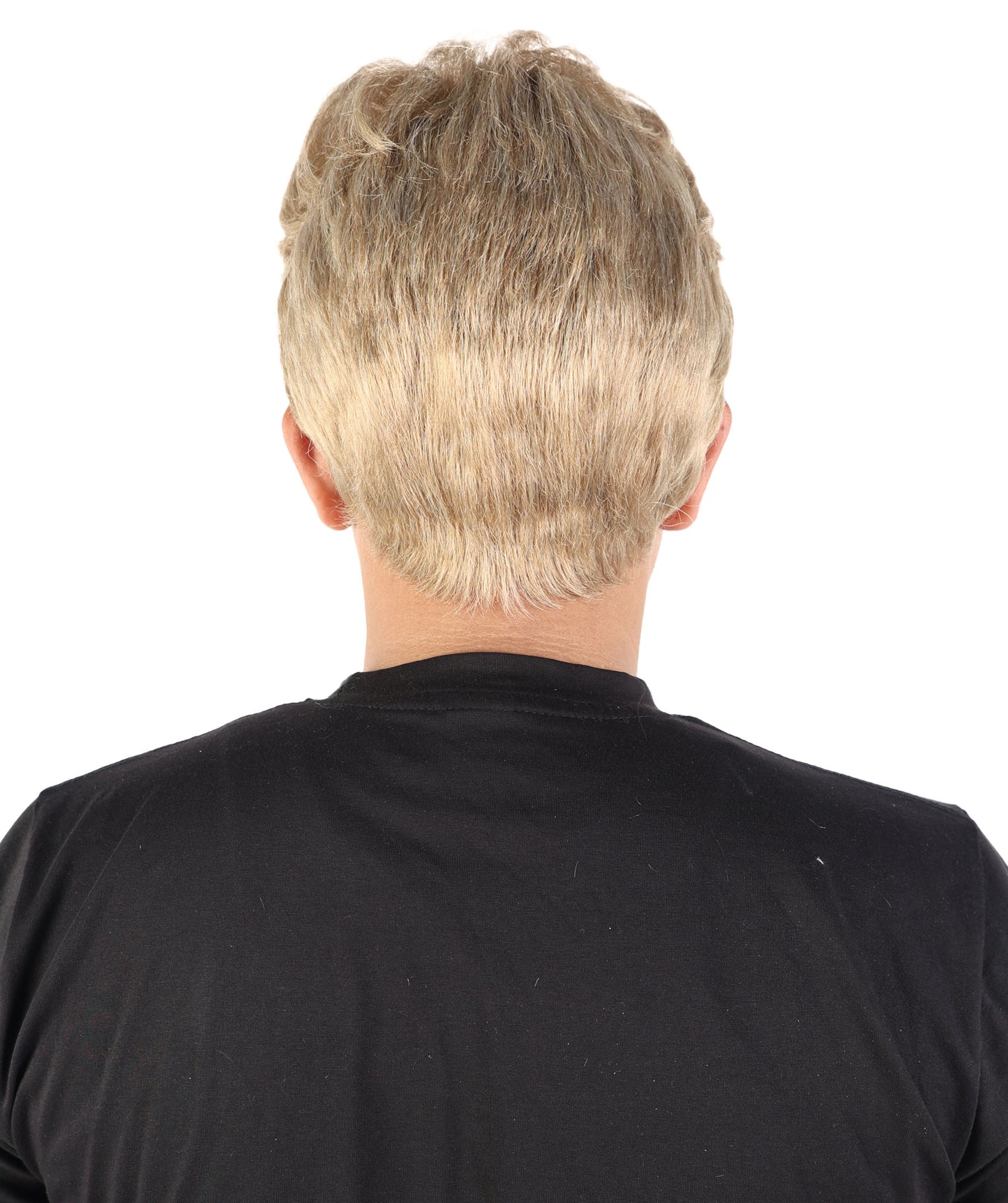 HPO Adult men's Elite Style Task Force Leader Wig | Sandy Ash Blonde Tactical Cosplay Wig with Adjustable Cap for Costume, Halloween & Conventions