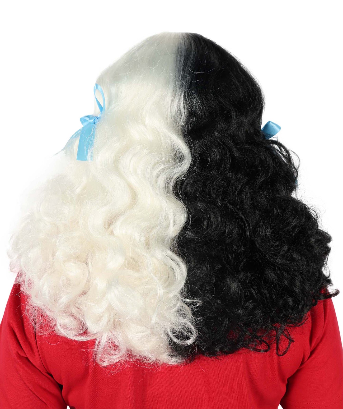 Multiple color option Wig / Blue Ribbons | Premium Breathable Capless Cap