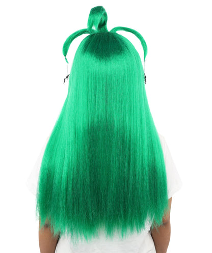 HPO Adult Women's Spider Gothic Sculpted Wig | Multiple Color Options, create of synthetic fiber, architectural spider-leg loops with blunt bangs, breathable base | Party, Halloween, theater, drag, performance, costume events