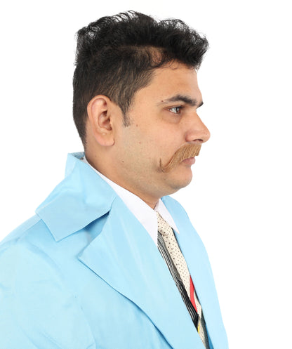 HPO Men's Watson Fake Human Facial Hair Mustache