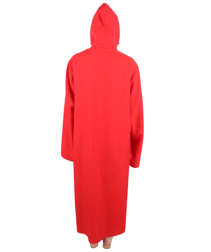 HPO Women's American Superhero Red Robe Costume | Suitable for Halloween | Flame-retardant Synthetic Fabric