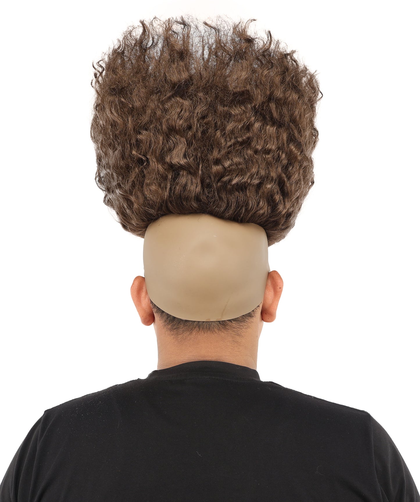 HPO Men’s Tall Afro Wig | Multicolor Options | Animated Scientist Style Hair | Funny Hairpiece with Bouncy Curls and Capless Cap | Retro Nerd Look for Parties, Shows & Halloween
