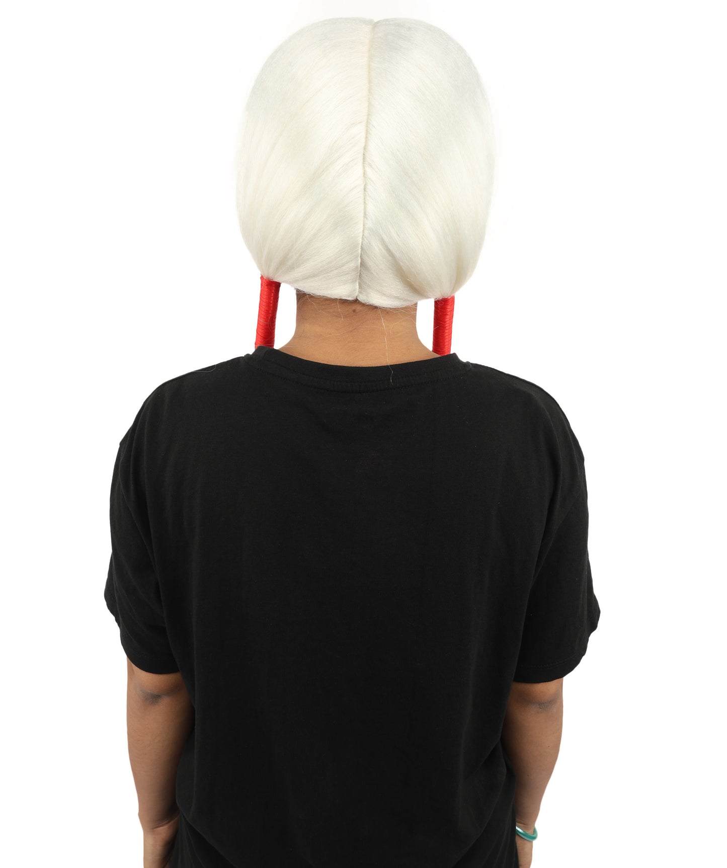 HPO Women's Extra Long Pigtail Wig | Multicolor Options | Floor Length Straight Twin Tails with Bangs, Heat Friendly Synthetic Fiber & Adjustable Cap | Halloween, Fairy Roleplay, Magical Girl Theme, Theater & Carnival