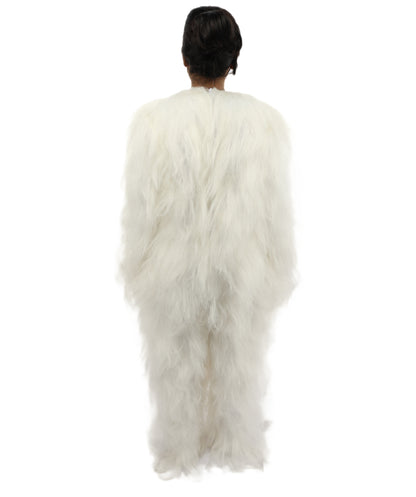 HPO Teen Extreme Hairy Person Costume Bundle & Mask Set - Full-Body Hair Suit Extra-Long Costume Wig for Halloween, Cosplay & Parties - Multiple Color Options