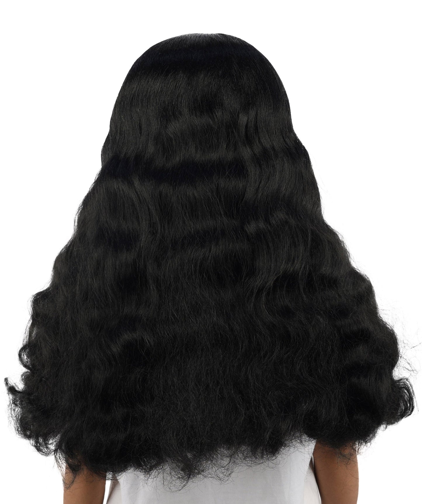 HPO Adult Women's Long Wavy Wig | Multiple Color Options | Center Parted Ginger Curls with Voluminous Ends, Heat Resistant Synthetic Fiber & Breathable Cap | Halloween, Teen Roleplay, Theater, Themed Party & Costume Events