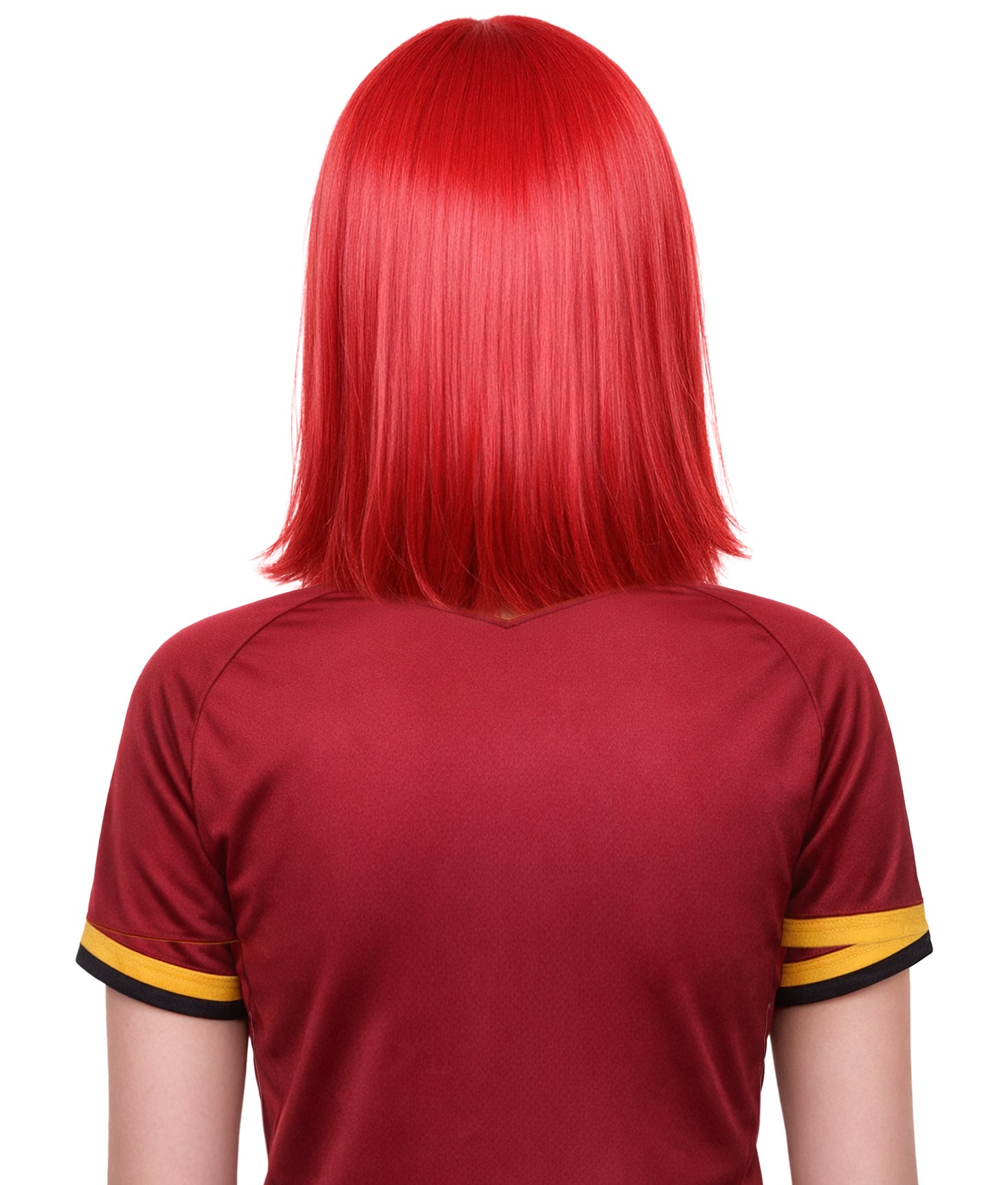 Tunisia Flag Sport Party Bob Wig | Sexy Party Halloween Wigs | Premium Breathable Capless Cap