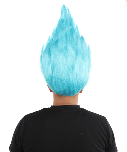HPO Animated Movie Supervillain Wig , Troll Wig , Premium Breathable Capless Cap
