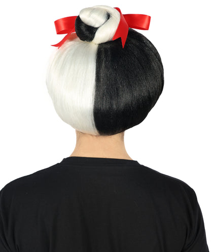 Japanese Geisha Womens Wig | Asian Sumo Kung Fu Fancy Halloween Wig