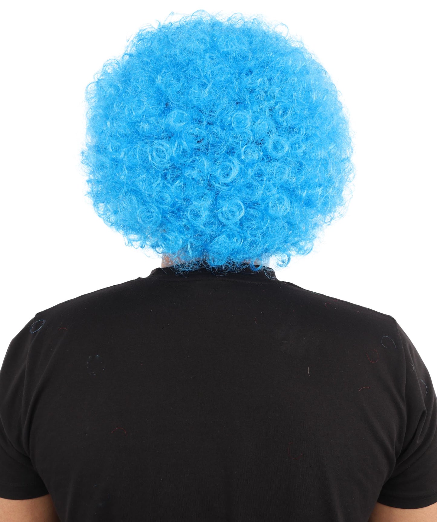 HPO Men's Afro Style Clown Wig with Standard Cap  | Flame-Retardant Synthetic Fiber | Ideal for Parties, Cosplay, and Themed Events