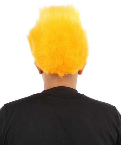 Hades God of Death |Multiple Color Fake Flame Spikes | Premium Halloween Wig