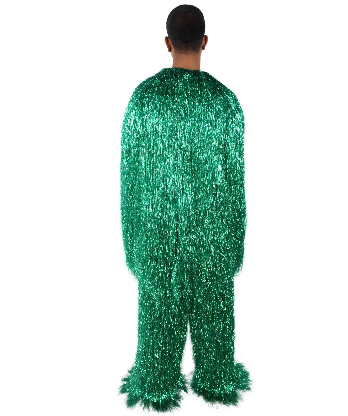 HPO Hairy Unisex Ape Mask and Bodysuit Costume Tinsel  | Multiple Colors