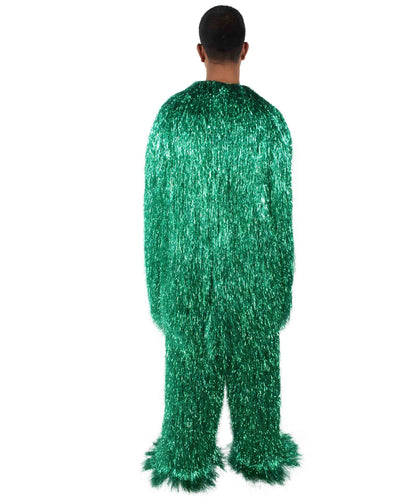 HPO Hairy Unisex Ape Mask and Bodysuit Costume Tinsel  | Multiple Colors