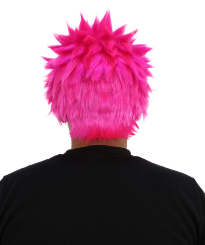 HPO Adult Men's Japanese Superhero Manga Spiky Wig |  Multi Color Options