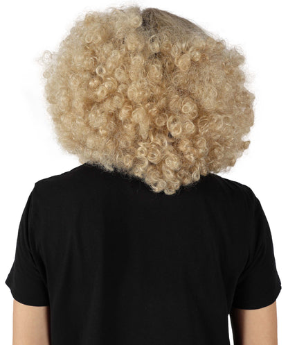 HPO Women's Fluffy Curly Textured Bob Wig I Flame-retardant Synthetic Fiber
