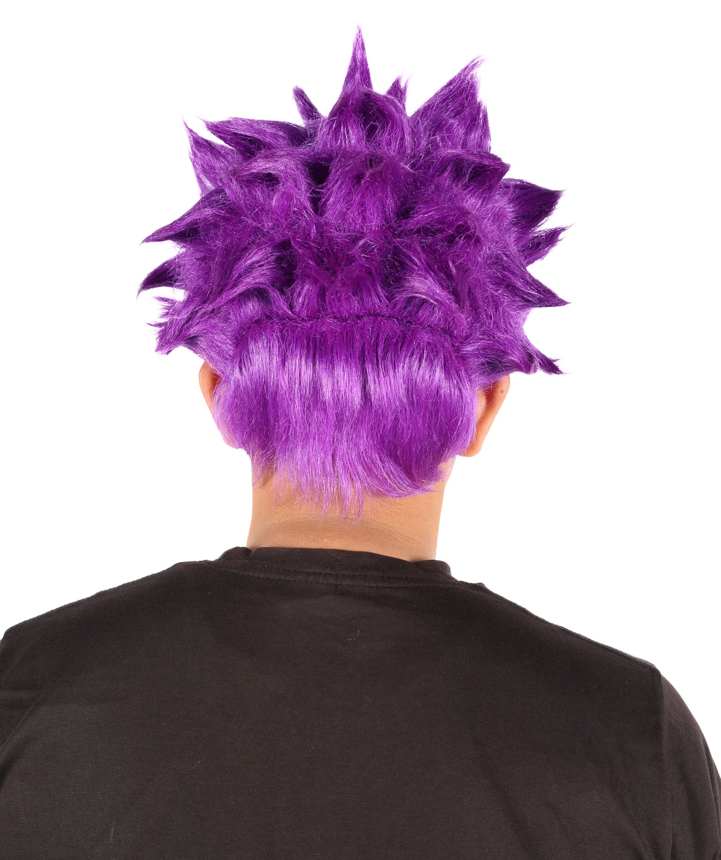 HPO Men’s Anime Young Ninja Nine Tail Yellow Blonde Spiky Wig