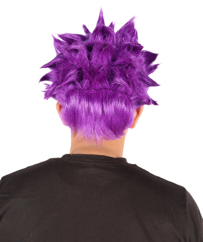 HPO Men’s Anime Young Ninja Nine Tail Yellow Blonde Spiky Wig