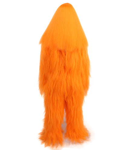 HPO Teen Extreme Hairy Person Costume Bundle & Mask Set - Full-Body Hair Suit Extra-Long Costume Wig for Halloween, Cosplay & Parties - Multiple Color Options