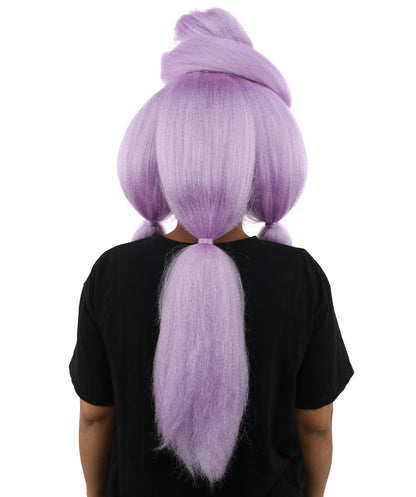 Women’s High Volume Extra Long Yarn Twisted Bun Wig – Multiple Color Options | Bubble Ponytails Hairpiece with Capless Cap | Statement Headpiece for Halloween, Cosplay, Theater and Drag Looks