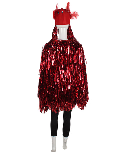 Red DJ Tinsel Costume