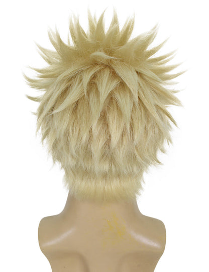 HPO Adult Men's Japanese Superhero Manga Spiky Wig |  Multi Color Options