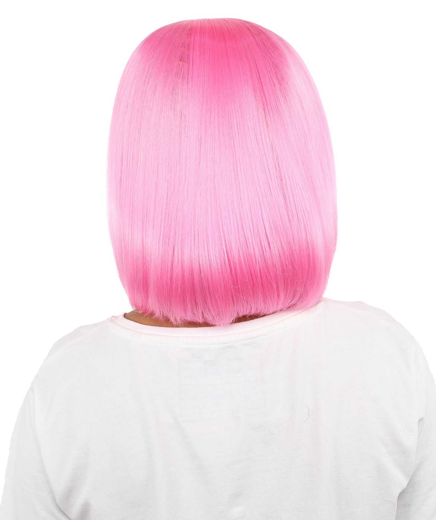 Adult Women’s Medium Bob Wig with Bangs – Layered Hairstyle with Soft Synthetic Fibers & Smooth Texture With Standard Cap | Stylish Hairpiece for Cosplay, Parties & Photo Shoots | Multicolor Options