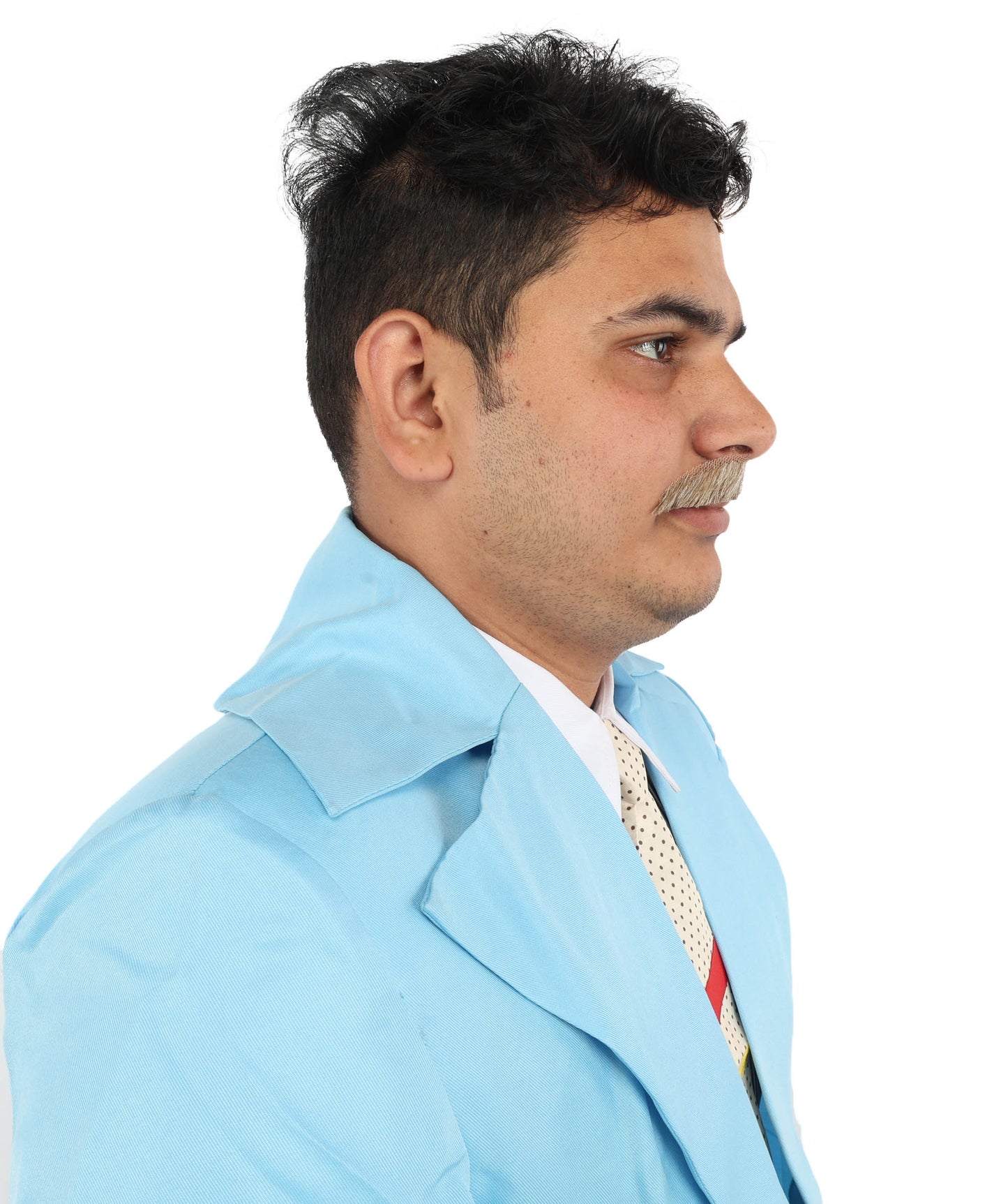 Men's Human Hair Moustache | Facial Hair Multiple Colours Option | HPO