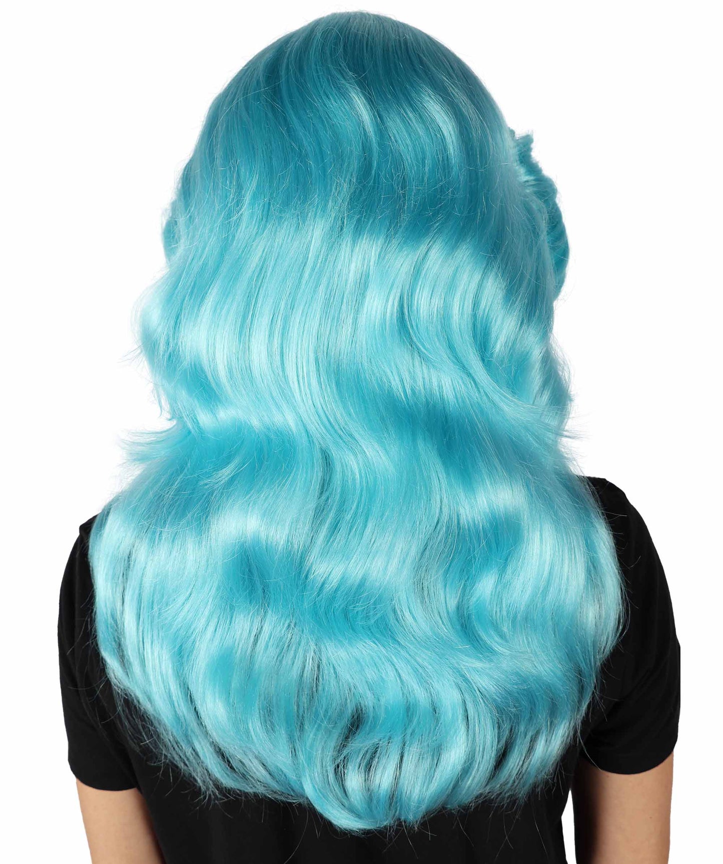 HPO Women's 70's Flick Multiple Color Retro Wig, Flame-retardant Synthetic Fiber