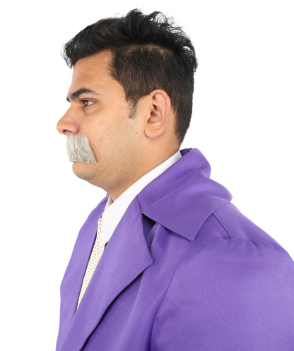 Men's Human Hair Moustache | Facial Hair Multiple Colours Option | HPO