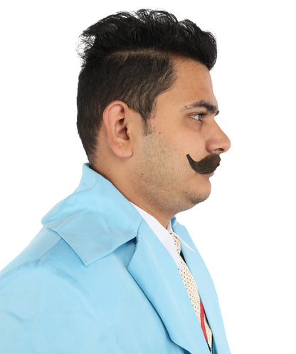 Men's Small Imperial Synthetic Hair Mustache | Multiple Color Options | HPO